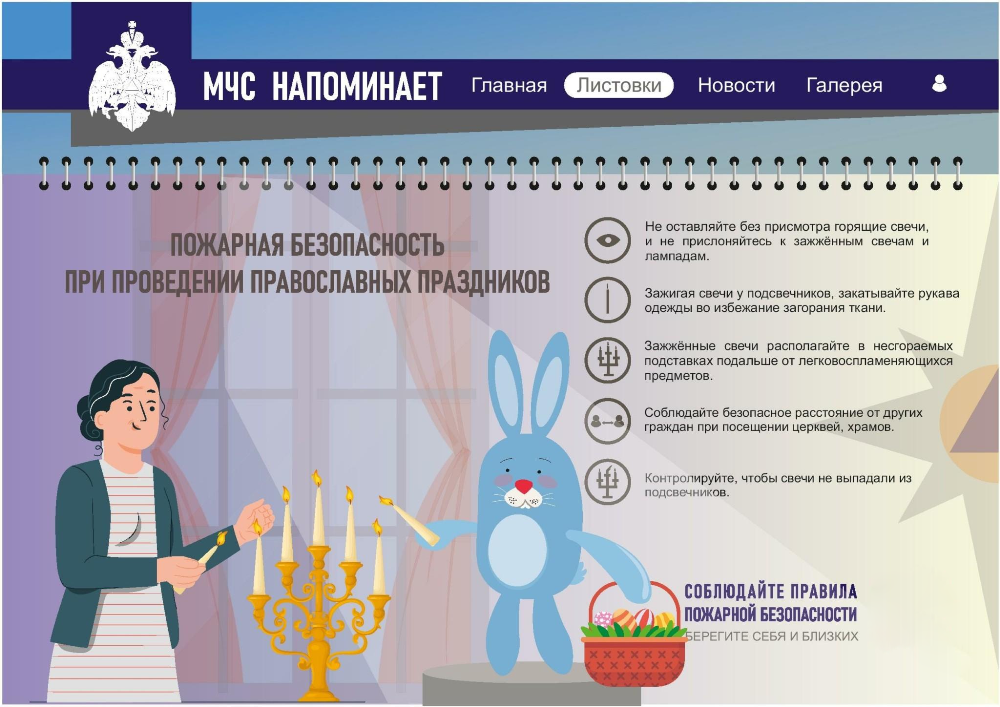 Пожарная безопасность в жилье.