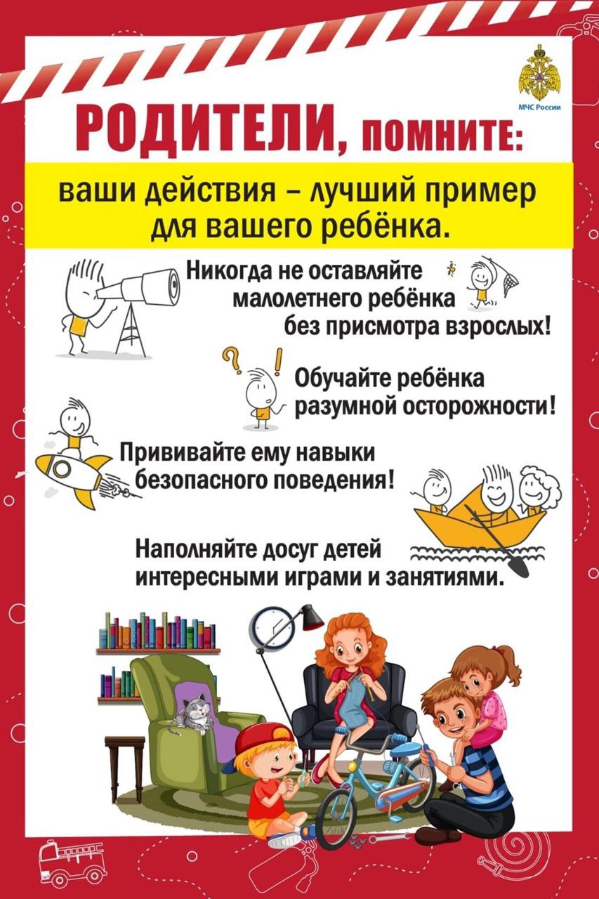Не оставляйте детей без присмотра!.